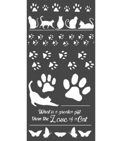 POCHOIR PRINTS 12 X 25 CM - KSTDL43 STAMPERIA