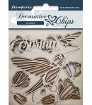 FORMES CARTON DECORATIVE CHIPS SPRING 9.5 X 9.5 CM - SCB21