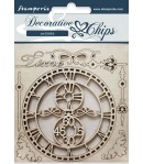 FORMES CARTON DECORATIVE CHIPS TIME 9.5 X 9.5 CM - SCB22