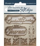 FORMES CARTON DECORATIVE CHIPS SECRET DIARY 14X14CM - SCB25