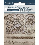 FORMES CARTON DECORATIVE CHIPS ALPHABET 14X14CM - SCB27