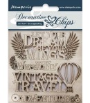 FORMES CARTON DECORATIVE CHIPS ADVENTURE 14X14CM - SCB32