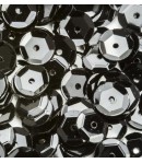 SEQUINS 6MM NOIR  - 12 GR