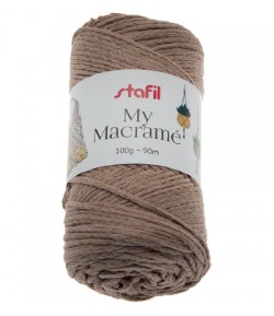 CORDON MACRAME CAFE 2 MM - 100 GR