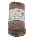 CORDON MACRAME CAFE 4 MM - 100 GR