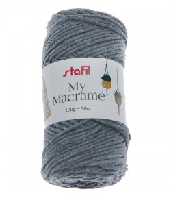 CORDON MACRAME BLEU 2 MM - 100 GR
