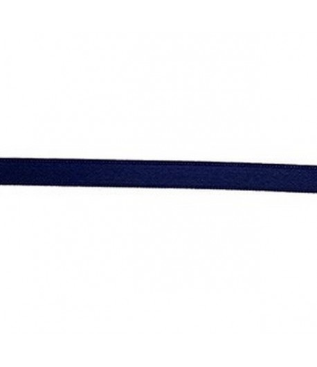 RUBAN SATIN BLEU MARINE 8MM - 1M