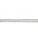 RUBAN VICHY GRIS CLAIR 10MM - 1 M