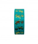 MASKING TAPE LEZARD OR TURQUOISE X 10 M