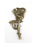 FLEUR EN MÉTAL - 3.6 X 6 CM - MITFORM2025