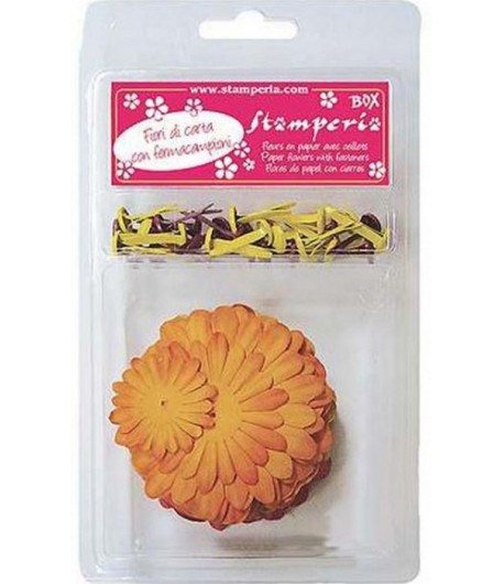 FLEURS ROUGES AVEC OEILLETS