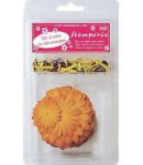 FLEURS ROUGES AVEC OEILLETS