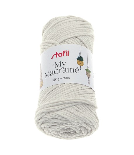 CORDON MACRAME CREME 3 MM - 100 GR