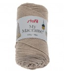 CORDON MACRAME CAMEL 3 MM - 100 GR