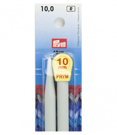 AIGUILLES DROITES PLASTIQUE N°10 - 40 CM