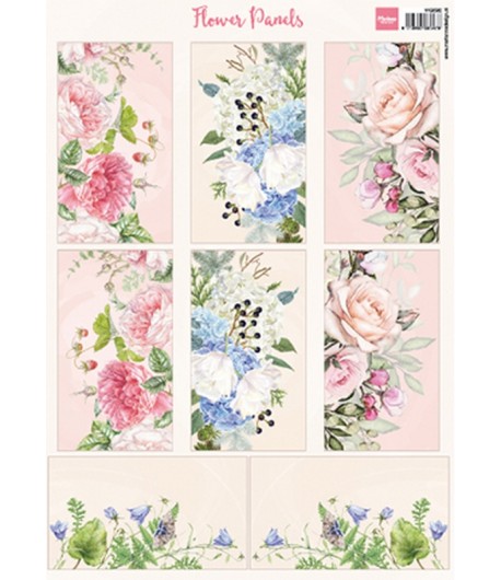 FEUILLE  FLOWER PANELS - VK9592 - MARIANNE DESIGN