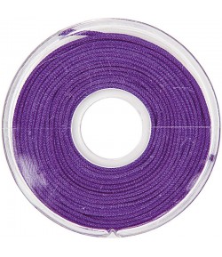 CORDON MACRAME VIOLET 1MM X10 M