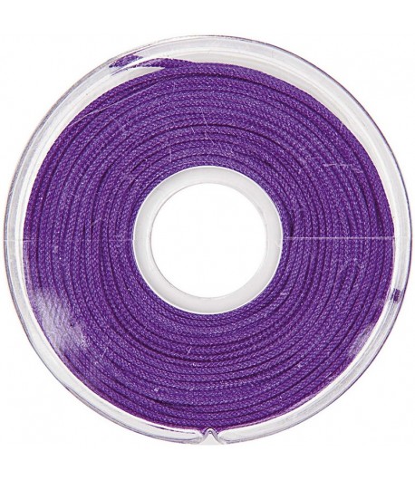 CORDON MACRAME VIOLET 1MM X10 M