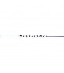 CORDON MACRAME BLEU 1MM X10 M