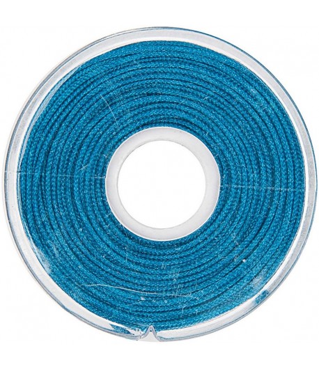 CORDON MACRAME BLEU CARAIBES 1MM X10 M