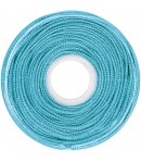 CORDON MACRAME TURQUOISE 1MM X10 M