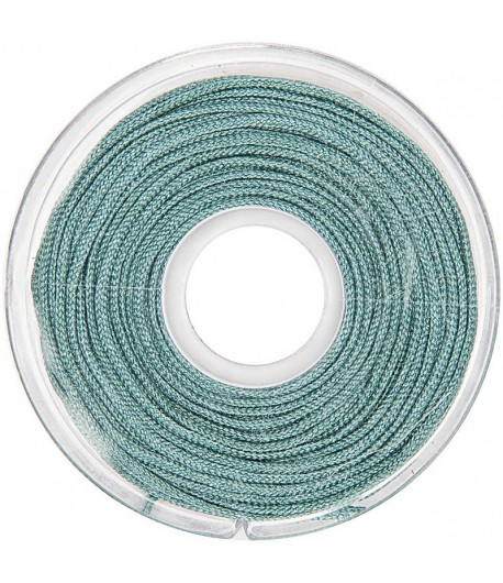 CORDON MACRAME VERT PALE 1MM X10 M