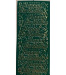 STICKERS HAPPY BIRTHDAY VERT/OR