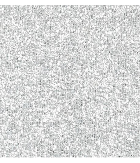 SIMILI CUIR  PAILLETTES ARGENT - 50 X 68 CM