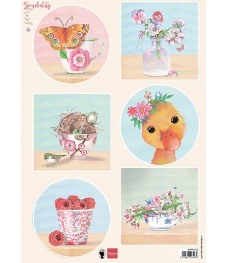 FEUILLE SENSIBILITY DUCK  MARIANNE DESIGN - EWK1283