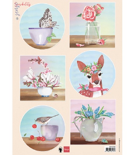 FEUILLE SENSIBILITY DEER MARIANNE DESIGN - EWK1283