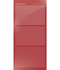 STICKERS MOTIFS ROUGE STDM07H