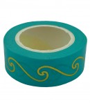 MASKING TAPE VAGUES OR TURQUOISE X 10 M