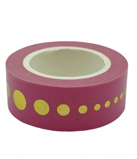 MASKING TAPE POIS OR ROSE X 10 M