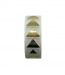 MASKING TAPE BLANC TRIANGLES OR X 10 M
