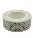 MASKING TAPE BLANC POIS X 10 M