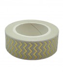 MASKING TAPE BLANC CHEVRONS OR X 10 M