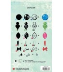 TAMPONS BOULES DE NOEL - 08