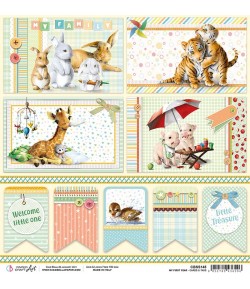 PAPIER MY FIRST YEAR CARDS & TAGS  CIAO BELLA 30.5X30.5CM CBSS145