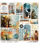 PAPIER BLUE NOTE CARDS & TAGS CIAO BELLA 30.5X30.5CM CBSS148