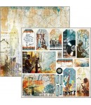 PAPIER BLUE NOTE CARDS & TAGS CIAO BELLA 30.5X30.5CM CBSS148