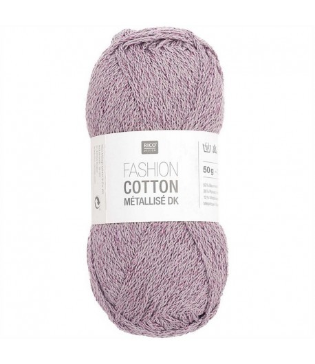 FASHION COTTON METALLISE LAVE (025)