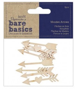 FLECHES EN BOIS X 8