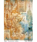 PAPIER DE RIZ A4 SUBWAY 21 X 29.7CM CBRP168