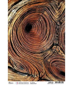 PAPIER DE RIZ A4 KNOTTY WOOD 21 X 29.7CM CBRP163