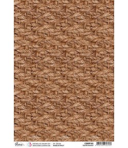 PAPIER DE RIZ A4 WOVEN BASKET 21 X 29.7CM CBRP161