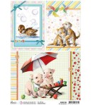 PAPIER DE RIZ A4 MY FIRST YEAR 21 X 29.7CM CBRP150