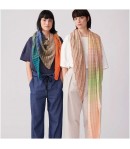 COTTON DEGRADE LUCKY 8 AZUR ORANGE (006)