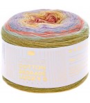 COTTON DEGRADE LUCKY 8 ROUGE LILAS (005)