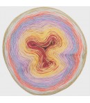 COTTON DEGRADE LUCKY 8 ROUGE LILAS (005)