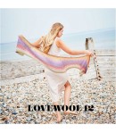 COTTON DEGRADE LUCKY 8 ROUGE LILAS (005)